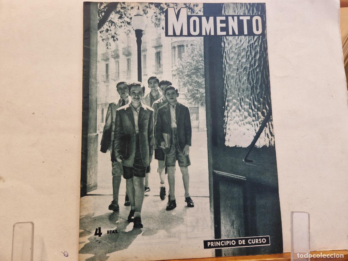Coleccionismo de revistas y peri&oacute;dicos: REVISTA. MOMENTO. PRINCIPIO DE CURSO. 1 DE OCTUBRE1953