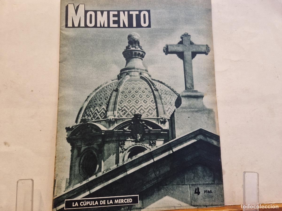Coleccionismo de revistas y peri&oacute;dicos: REVISTA. MOMENTO. LA C&Ugrave;PULA DE LA MERCED. 24 DE SEPTIEMBRE 1953