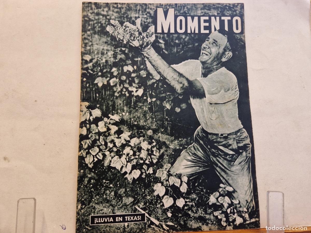 Coleccionismo de revistas y peri&oacute;dicos: REVISTA. MOMENTO. LLUVIA EN TEXAS. 30 DE JULIO 1953