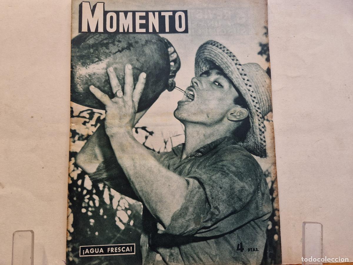 Coleccionismo de revistas y peri&oacute;dicos: REVISTA. MOMENTO. AGUA FRESCA. 2 DE JULIO 1953