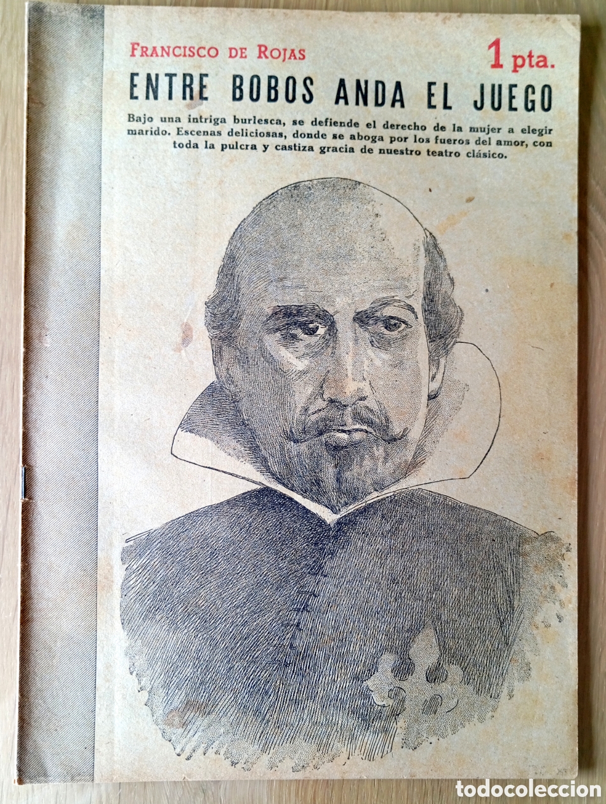 Collezionismo di Riviste e Giornali: FRANCISCO DE ROJAS ENTRE BOBOS ANDA EL JUEGO NOVELAS Y CUENTOS 829 A&Ntilde;O 1947