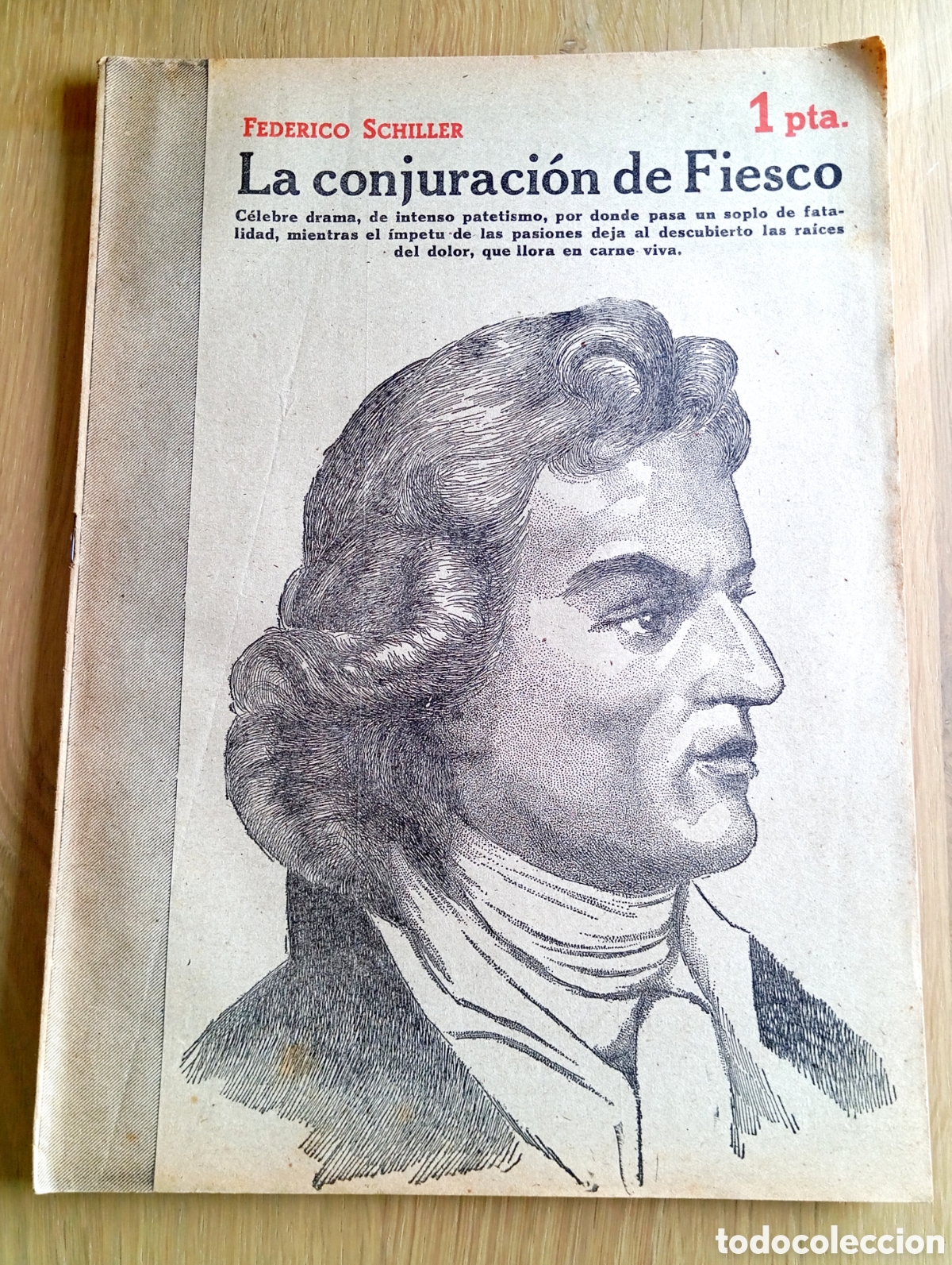 Collectionnisme de Revues et Journaux: FEDERICO SCHILLER LA CONJURACI&Oacute;N DE FIESCO REVISTA NOVELAS Y CUENTOS 823 A&Ntilde;O 1947