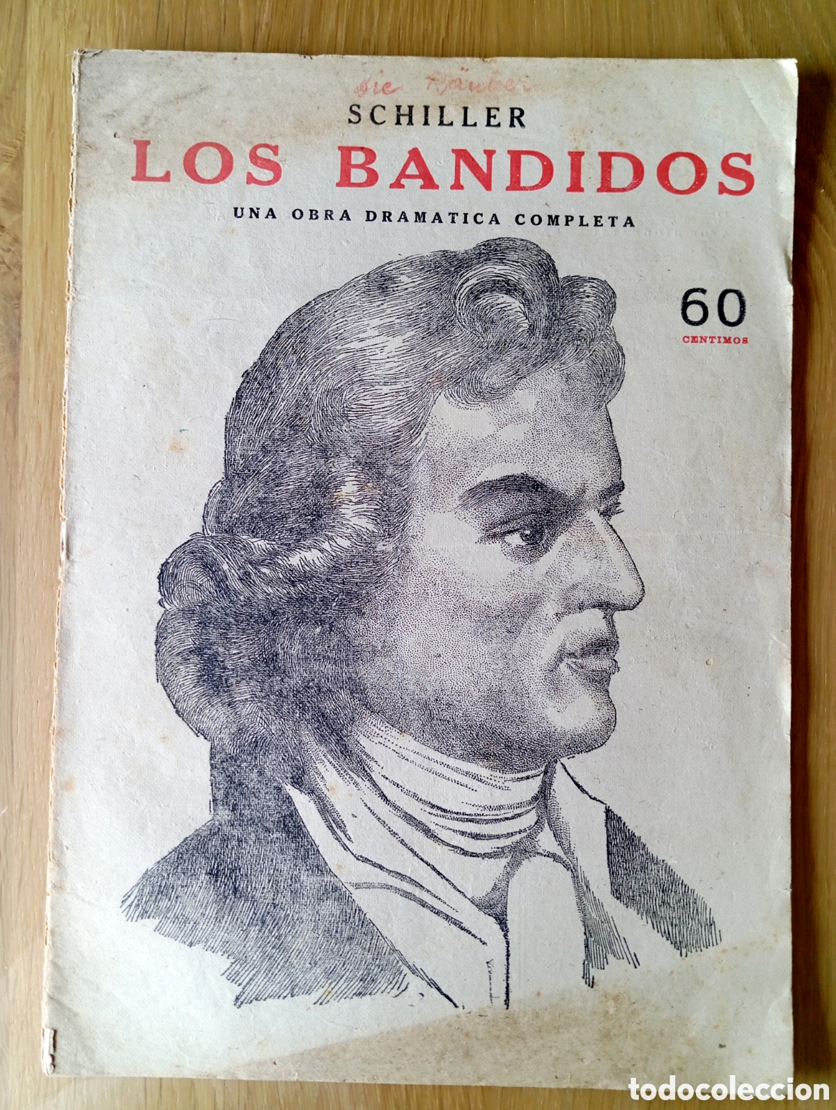 Coleccionismo de revistas y peri&oacute;dicos: FEDERICO SCHILLER LOS BANDIDOS REVISTA NOVELAS Y CUENTOS S/N A&Ntilde;OS 40