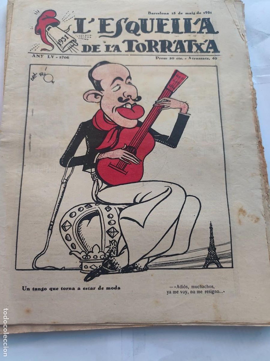 Coleccionismo de revistas y peri&oacute;dicos: Revista L'esquella de la Torratxa 1931