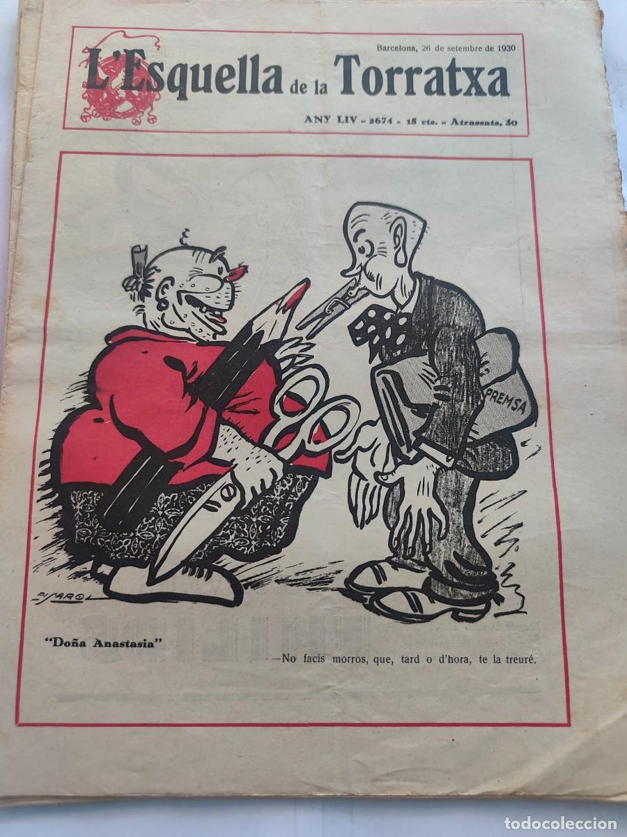 Coleccionismo de revistas y peri&oacute;dicos: Revista L'esquella de la Torratxa 1930