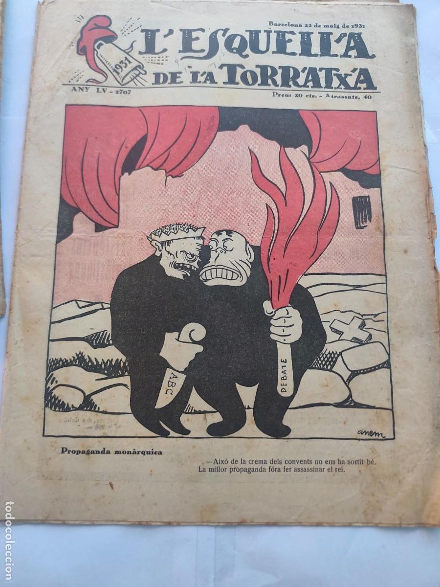 Coleccionismo de revistas y peri&oacute;dicos: Revista L'esquella de la Torratxa 1931