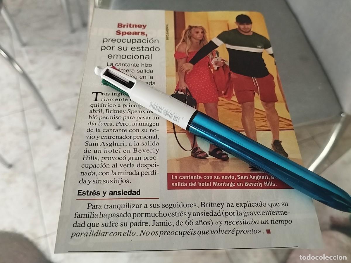 Coleccionismo de revistas y peri&oacute;dicos: BRITNEY SPEARS RECORTE REVISTA 2019