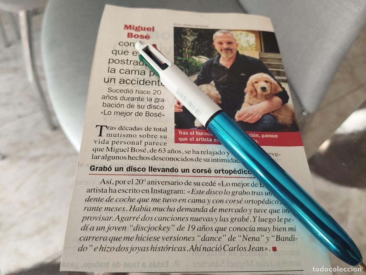 Coleccionismo de revistas y peri&oacute;dicos: MIGUEL BOSE RECORTE REVISTA 2019