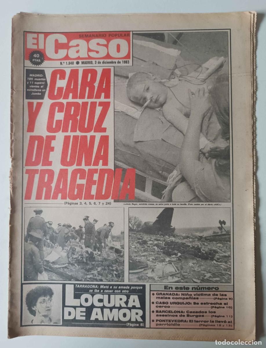 Sammeln von Zeitschriften und Zeitungen: Peri&oacute;dico EL CASO n&ordm; 1648 Sucesos Cr&oacute;nica negra Crimen C&aacute;rcel Quinquis Drogas Asesinato