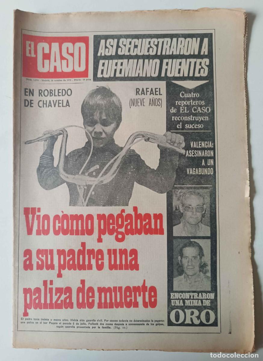 Coleccionismo de revistas y peri&oacute;dicos: Peri&oacute;dico EL CASO n&ordm; 1276 Sucesos Cr&oacute;nica negra Margarita Landi Cr&iacute;menes Asesinatos Delinquentes