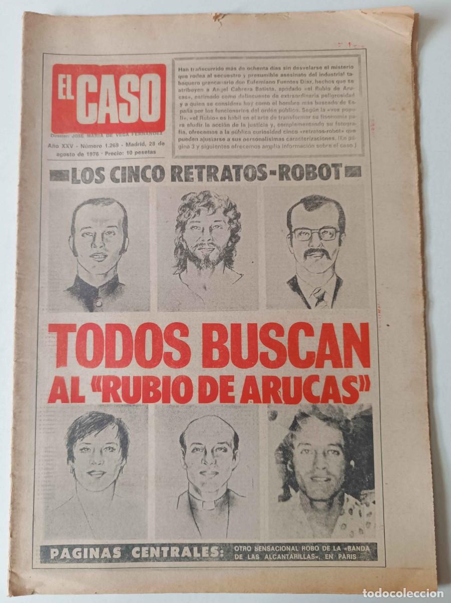 Coleccionismo de revistas y peri&oacute;dicos: Peri&oacute;dico EL CASO n&ordm; 1269 Sucesos Cr&oacute;nica negra Quinquis Seferi Estafas Cr&iacute;menes Asesinatos