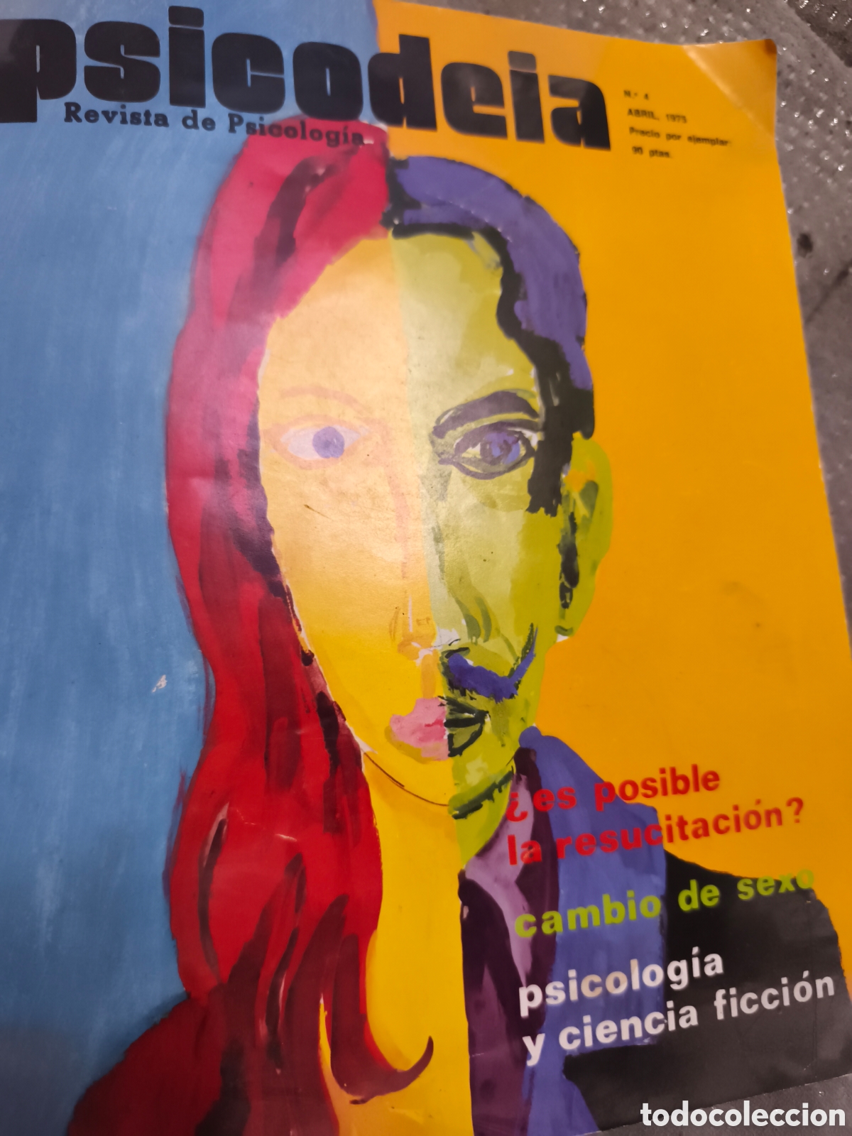 Coleccionismo de revistas y peri&oacute;dicos: Psicodeia revista de psicolog&iacute;a n&uacute;mero 4 abril 1975