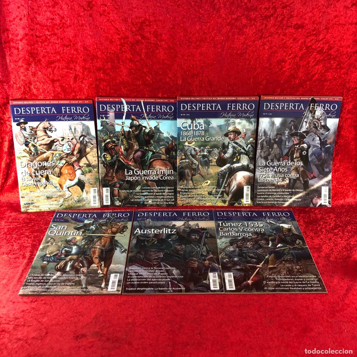 Colecionismo de Revistas e Jornais: DESPERTA FERRO - HISTORIA MODERNA - HISTORIA MILITAR - LOTE 7 REVISTAS - VER N&Uacute;MEROS EN FOTOS / 474