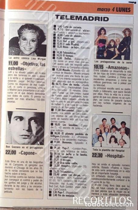 Coleccionismo de revistas y peri&oacute;dicos: LINA MORGAN AMAZONAS BEN GAZZARA HOSPITAL HUMPHREY BOGART OBJETIVO LAS ESTRELLAS