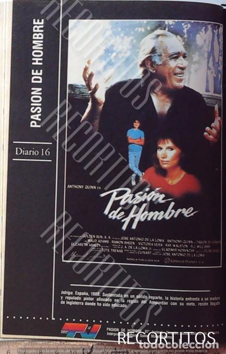 Coleccionismo de revistas y peri&oacute;dicos: PASION DE HOMMBRE MAUD ADAMS VICTORIA VERA ANTHONY QUINN JOSE ANTONIO DE LA LOMA
