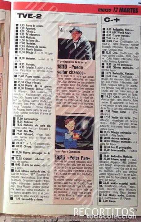 Coleccionismo de revistas y peri&oacute;dicos: PETER PAN SERIE DE ANIMACION LEE MAJORS DIAMANTES NICHOLAS CAMPBELL PEGGY SMITHART
