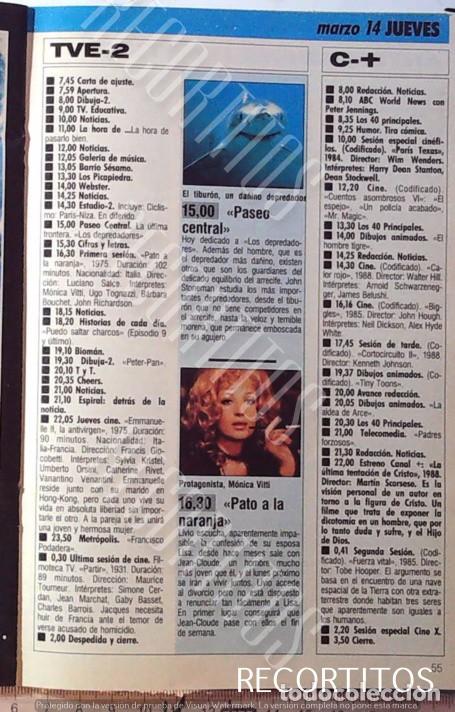 Sammeln von Zeitschriften und Zeitungen: PASEO CENTRAL TIBURON MONICA VITTI KLAUS KINSKI BRUCE LEE