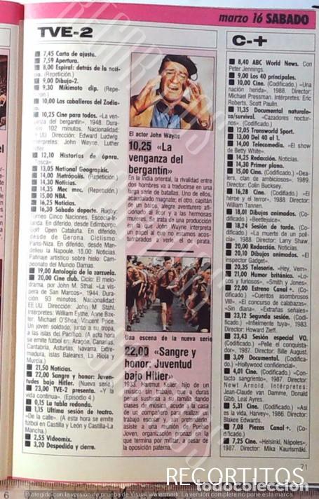 Sammeln von Zeitschriften und Zeitungen: JOHN WAYNE AMPARO MU&Ntilde;OZ MISS UNIVERSO VITTORIO GASSMAN