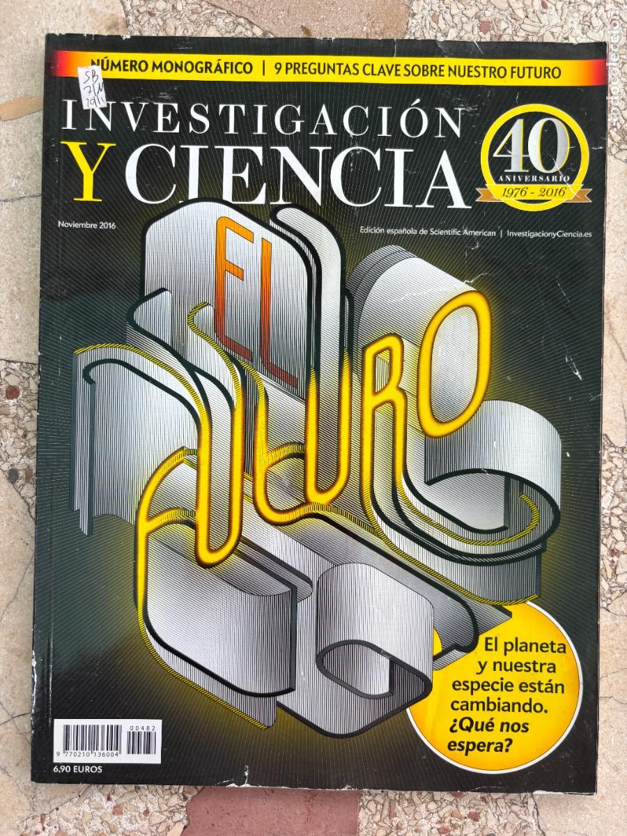 Coleccionismo de revistas y peri&oacute;dicos: INVESTIGACI&Oacute;N Y CIENCIA N&ordm; 482 A&Ntilde;O 2016. MUNDO SUPERPOBLADO. ADAPTACI&Oacute;N CLIM&Aacute;TICA. VIVIR 120 A&Ntilde;OS.