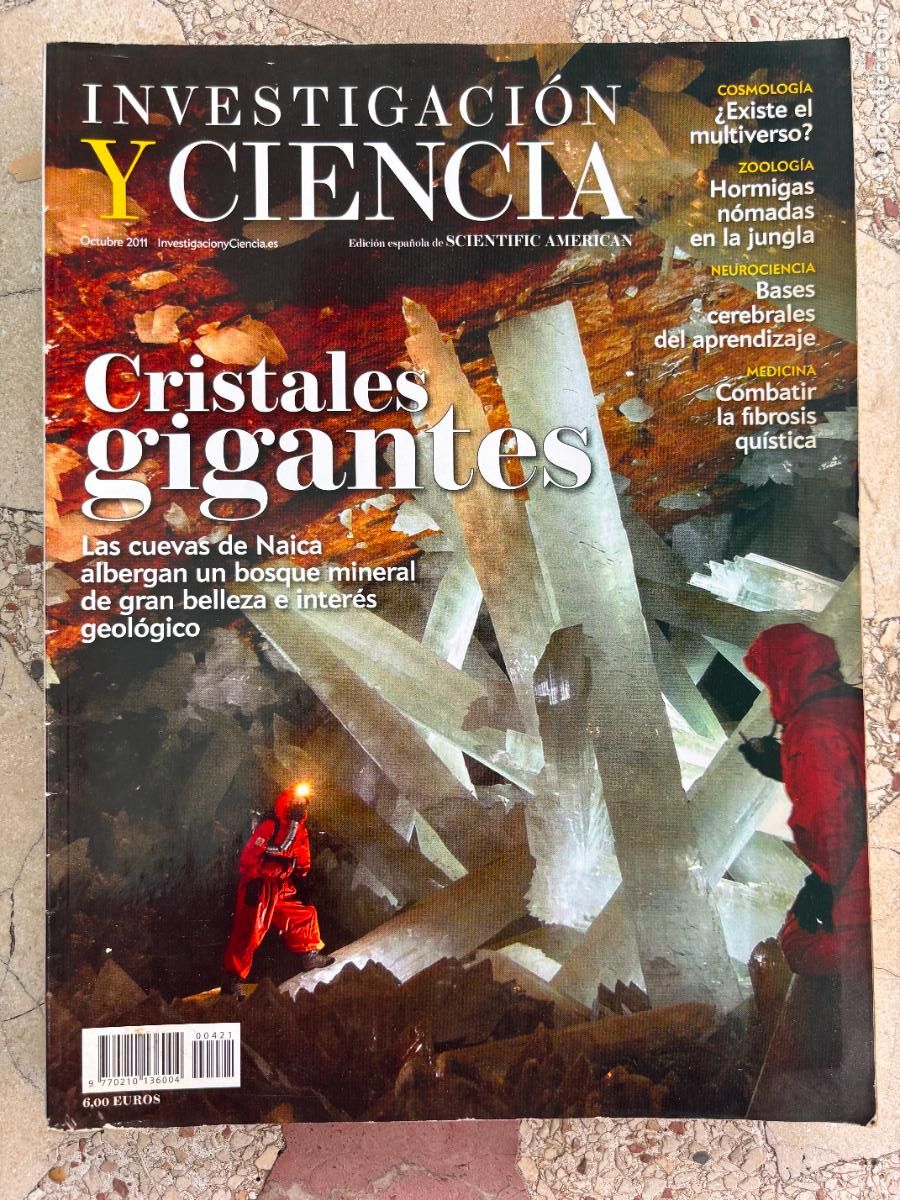Coleccionismo de revistas y peri&oacute;dicos: INVESTIGACI&Oacute;N Y CIENCIA N&ordm; 421 A&Ntilde;O 2011. CRISTALES GIGANTES. HORMIGAS N&Oacute;MADAS. FIBROSIS QU&Iacute;STICA.