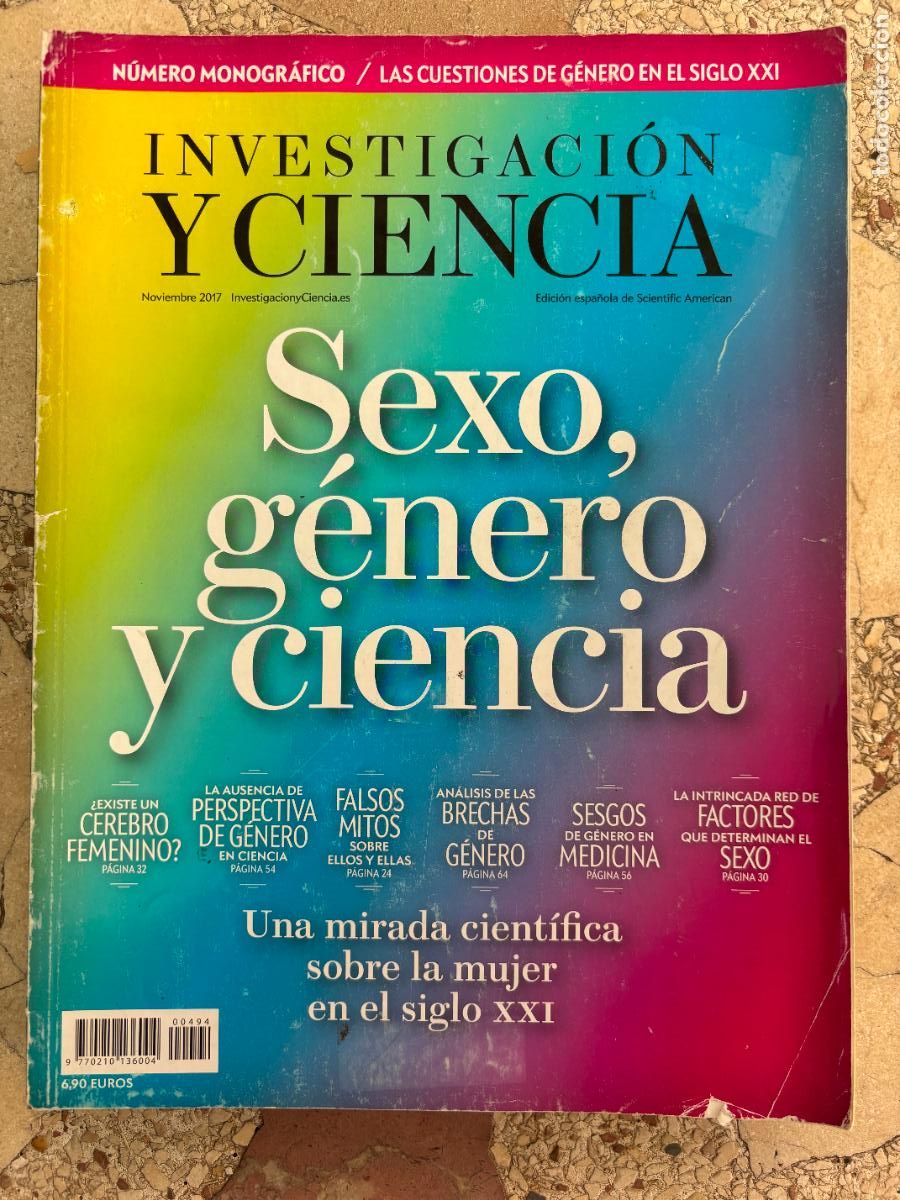 Coleccionismo de revistas y peri&oacute;dicos: INVESTIGACI&Oacute;N Y CIENCIA N&ordm; 494 A&Ntilde;O 2017. SEXO, G&Eacute;NERO Y CIENCIA. CEREBRO FEMENINO.