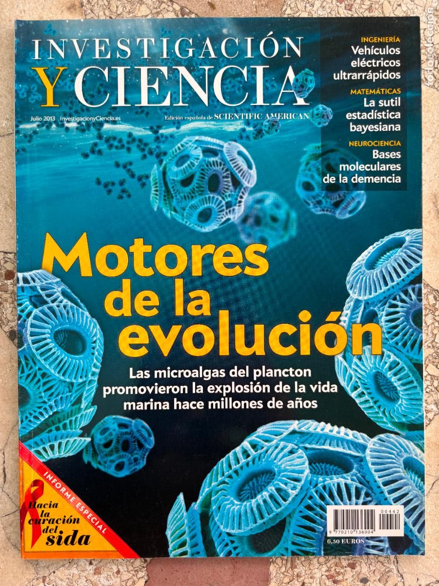 Coleccionismo de revistas y peri&oacute;dicos: INVESTIGACI&Oacute;N Y CIENCIA N&ordm; 442 A&Ntilde;O 2013. MOTORES DE LA EVOLUCI&Oacute;N. MICROALGAS DEL PLACTON.