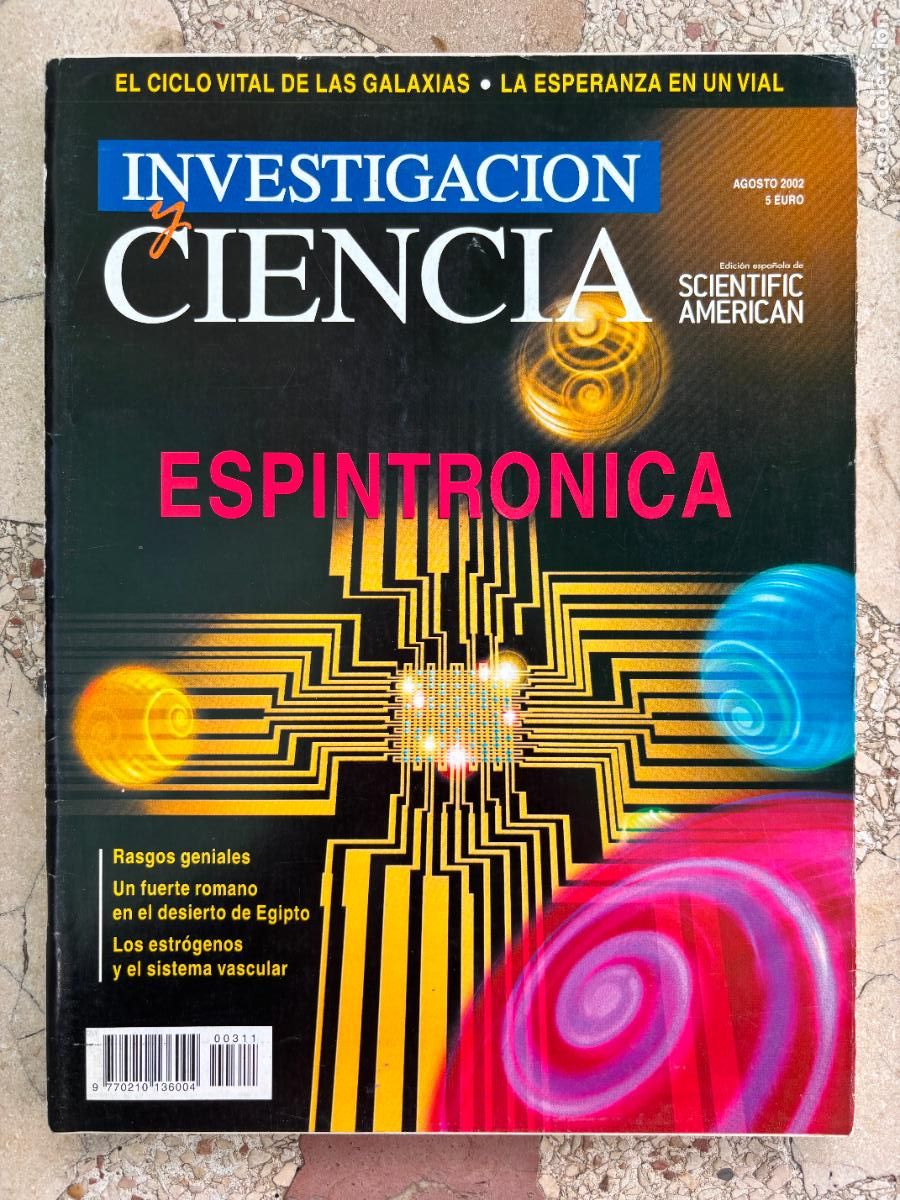 Coleccionismo de revistas y peri&oacute;dicos: INVESTIGACI&Oacute;N Y CIENCIA N&ordm; 311 A&Ntilde;O 2002. ESPINTRONICA. ESTR&Oacute;GENOS Y SISTEMA VASCULAR.