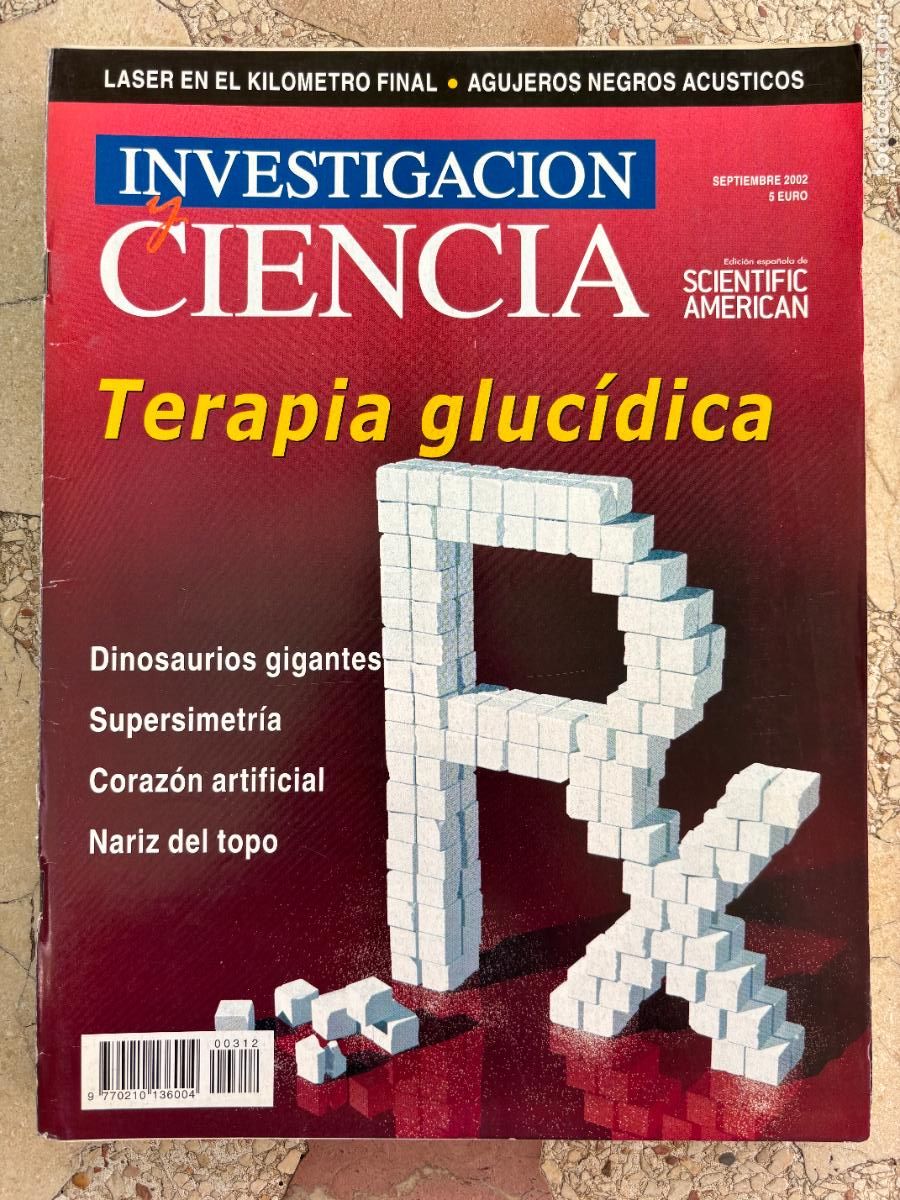 Coleccionismo de revistas y peri&oacute;dicos: INVESTIGACI&Oacute;N Y CIENCIA N&ordm; 312 A&Ntilde;O 2002. DINOSAURIOS GIGANTES. SUPERSIMETR&Iacute;A. CORAZ&Oacute;N ARTIFICIAL.