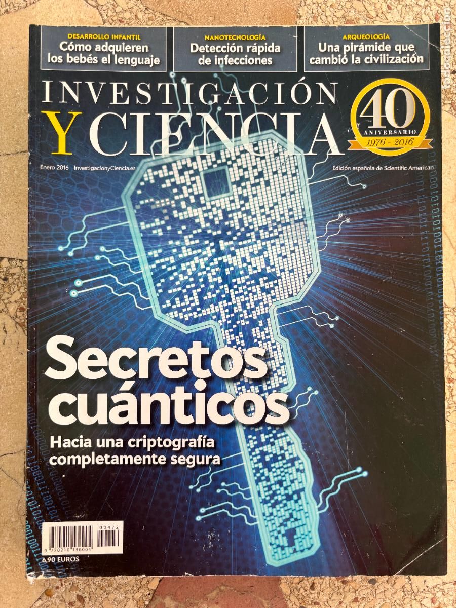 Coleccionismo de revistas y peri&oacute;dicos: INVESTIGACI&Oacute;N Y CIENCIA N&ordm; 472 A&Ntilde;O 2016. SECRETOS CU&Aacute;NTICOS. DESCUBRIMIENTO DE NUEVOS F&Aacute;RMACOS.