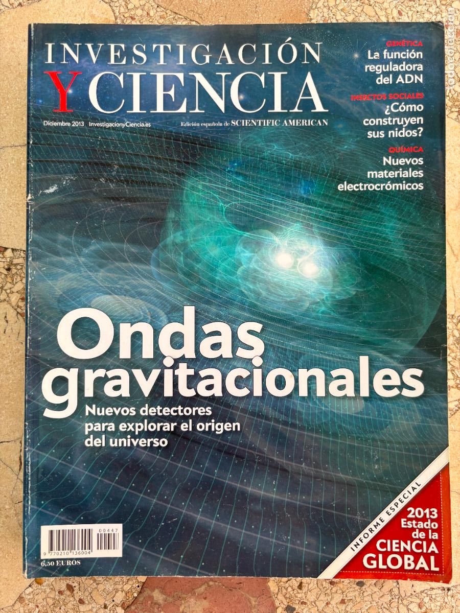 Coleccionismo de revistas y peri&oacute;dicos: INVESTIGACI&Oacute;N Y CIENCIA N&ordm; 447 A&Ntilde;O 2013. ONDAS GRAVITACIONALES. INSECTOS SOCIALES.