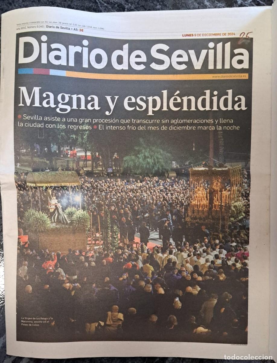 Collezionismo di Riviste e Giornali: TC79/ SEMANA SANTA SEVILLA. DIARIO DE SEVILLA ESPECIAL MAGNA DICIEMBRE 2024