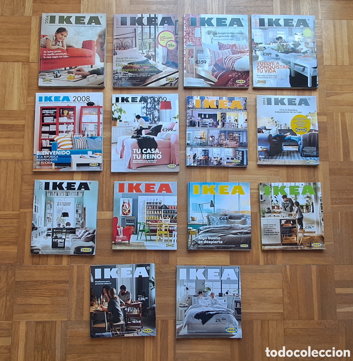 Coleccionismo de revistas y peri&oacute;dicos: LOTE 30 REVISTAS: 14 CATALOGOS IKEA + 16 REVISTAS IKEA