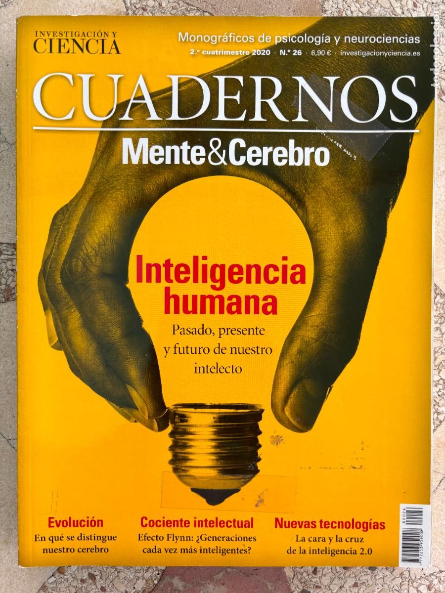 Coleccionismo de revistas y peri&oacute;dicos: CUADERNOS MENTE & CEREBRO N&ordm; 26 A&Ntilde;O 2020. INTELIGENCIA HUMANA. COCIENTE INTELECTUAL.