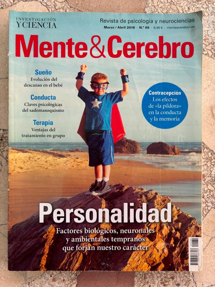 Coleccionismo de revistas y peri&oacute;dicos: MENTE & CEREBRO N&ordm; 89 A&Ntilde;O 2018. DESCANSO DEL BEB&Eacute;. TRATAMIENTO EN GRUPO. SADOMASOQUISMO.