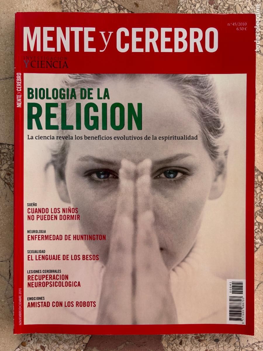 Coleccionismo de revistas y peri&oacute;dicos: MENTE & CEREBRO N&ordm; 45 A&Ntilde;O 2010. AMISTAD CON ROBOTS. BIOLOG&Iacute;A DE LA RELIGI&Oacute;N. ENFERMEDAD HUNTINGTON.