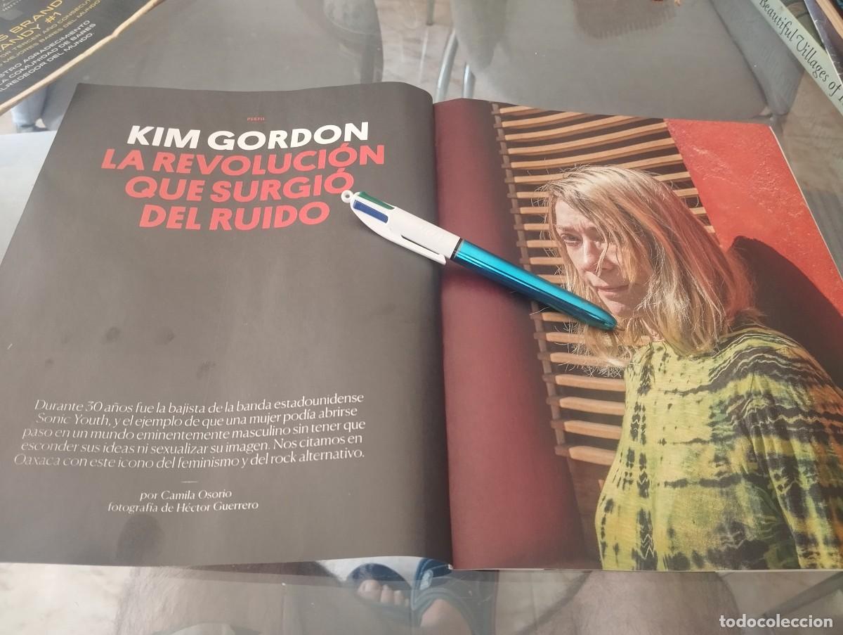 Coleccionismo de revistas y peri&oacute;dicos: KIM GORDON SONIC YOUTH RECORTE REVISTA 6 P&Aacute;GINAS 2022