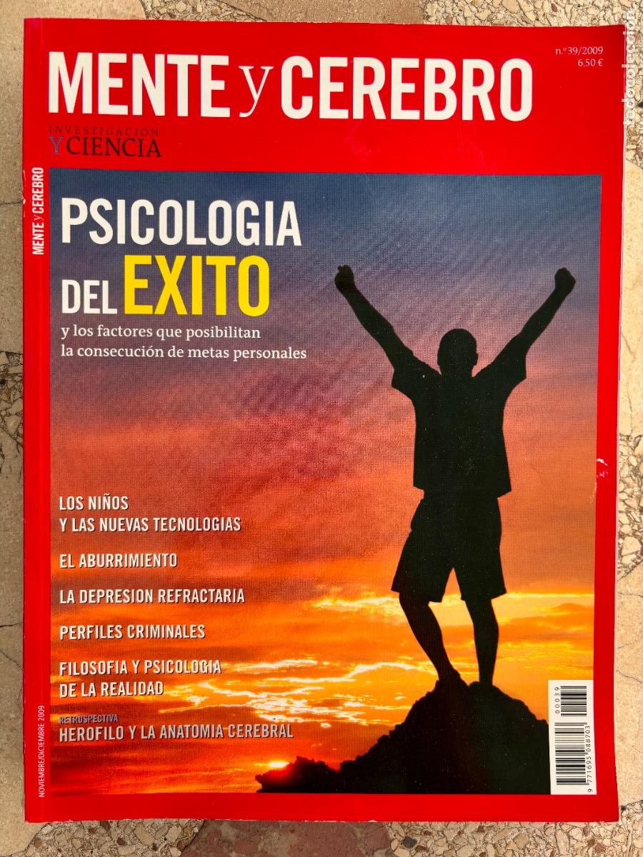 Coleccionismo de revistas y peri&oacute;dicos: MENTE & CEREBRO N&ordm; 39 A&Ntilde;O 2009. PSICOLOG&Iacute;A DEL &Eacute;XITO. DEPRESI&Oacute;N REFRACTARIA. PERFILES CRIMINALES.