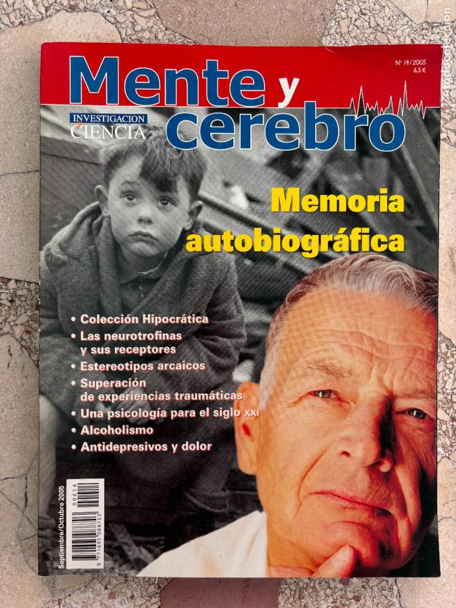 Coleccionismo de revistas y peri&oacute;dicos: MENTE & CEREBRO N&ordm; 14 A&Ntilde;O 2005. MEMORIA AUTOBIOGR&Aacute;FICA. ALCOHOLISMO. ANTIDEPRESIVOS Y DOLOR.