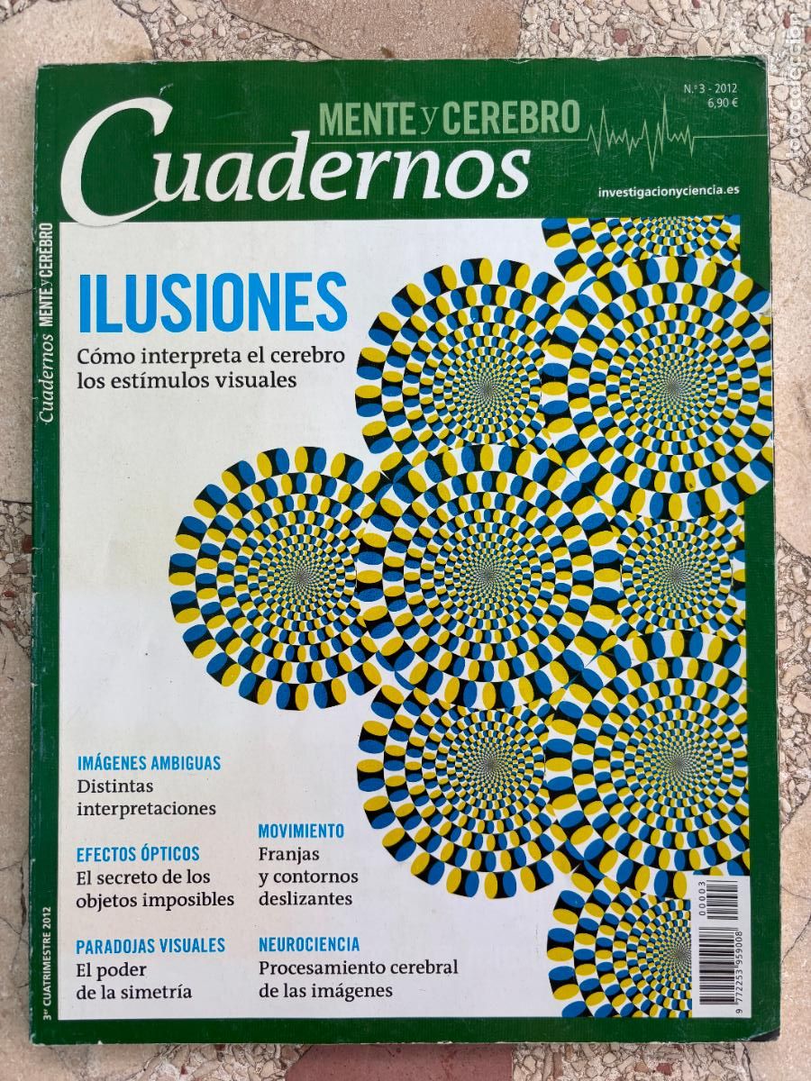 Coleccionismo de revistas y peri&oacute;dicos: CUADERNOS MENTE & CEREBRO N&ordm; 3 A&Ntilde;O 2012. ILUSIONES. EFECTOS &Oacute;PTICOS. PARADOJAS VISUALES.