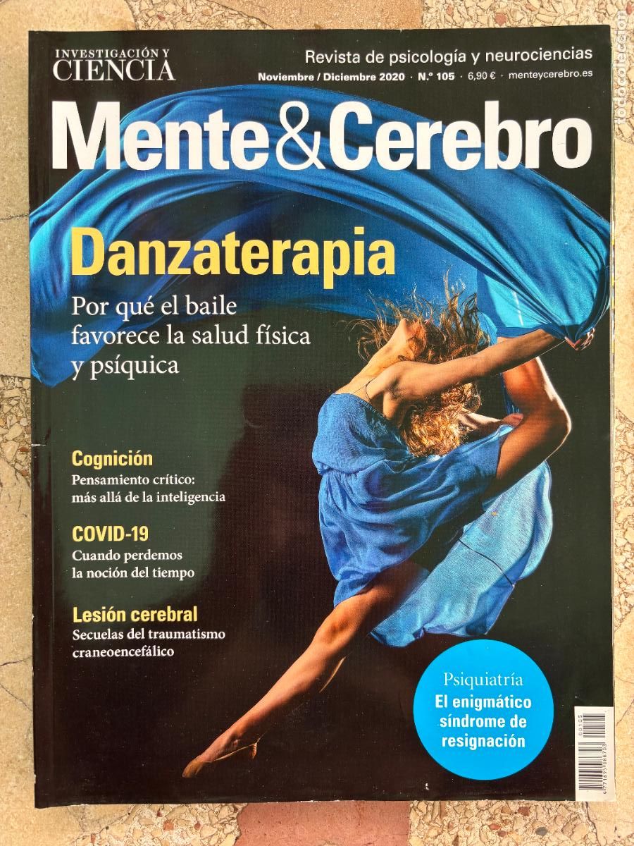 Coleccionismo de revistas y peri&oacute;dicos: MENTE & CEREBRO N&ordm; 105 A&Ntilde;O 2020. DANZATERAPIA. COGNICI&Oacute;N. LESI&Oacute;N CEREBRAL. S&Iacute;NDROME DE RESIGNACI&Oacute;N.