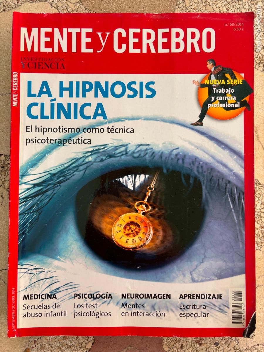 Coleccionismo de revistas y peri&oacute;dicos: MENTE & CEREBRO N&ordm; 68 A&Ntilde;O 2014. HIPN&Oacute;SIS CL&Iacute;NICA. TEST PSICOL&Oacute;GICOS. NEUROIMAGEN.