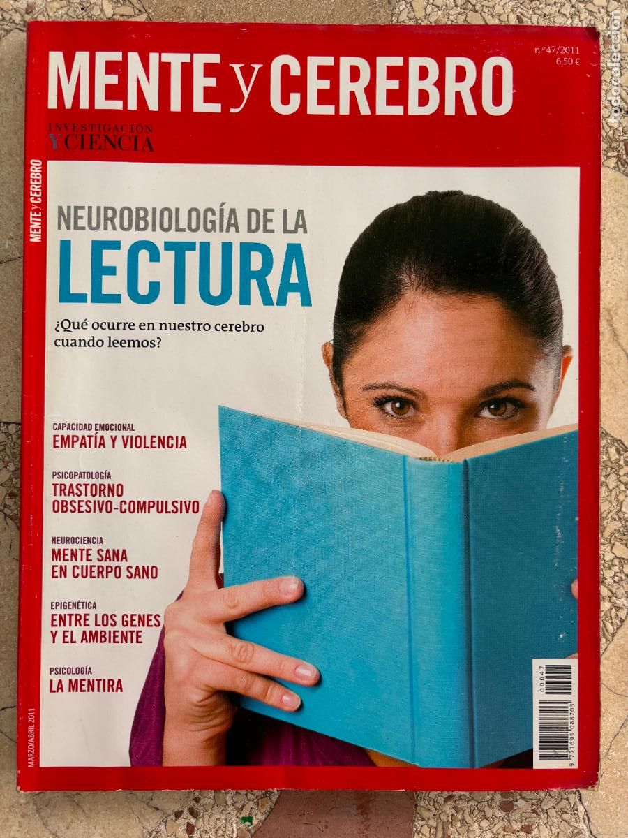 Coleccionismo de revistas y peri&oacute;dicos: MENTE & CEREBRO N&ordm; 47 A&Ntilde;O 2011. NEUROBIOLOG&Iacute;A DE LA LECTURA. EMPAT&Iacute;A Y VIOLENCIA. TOC. LA MENTIRA.