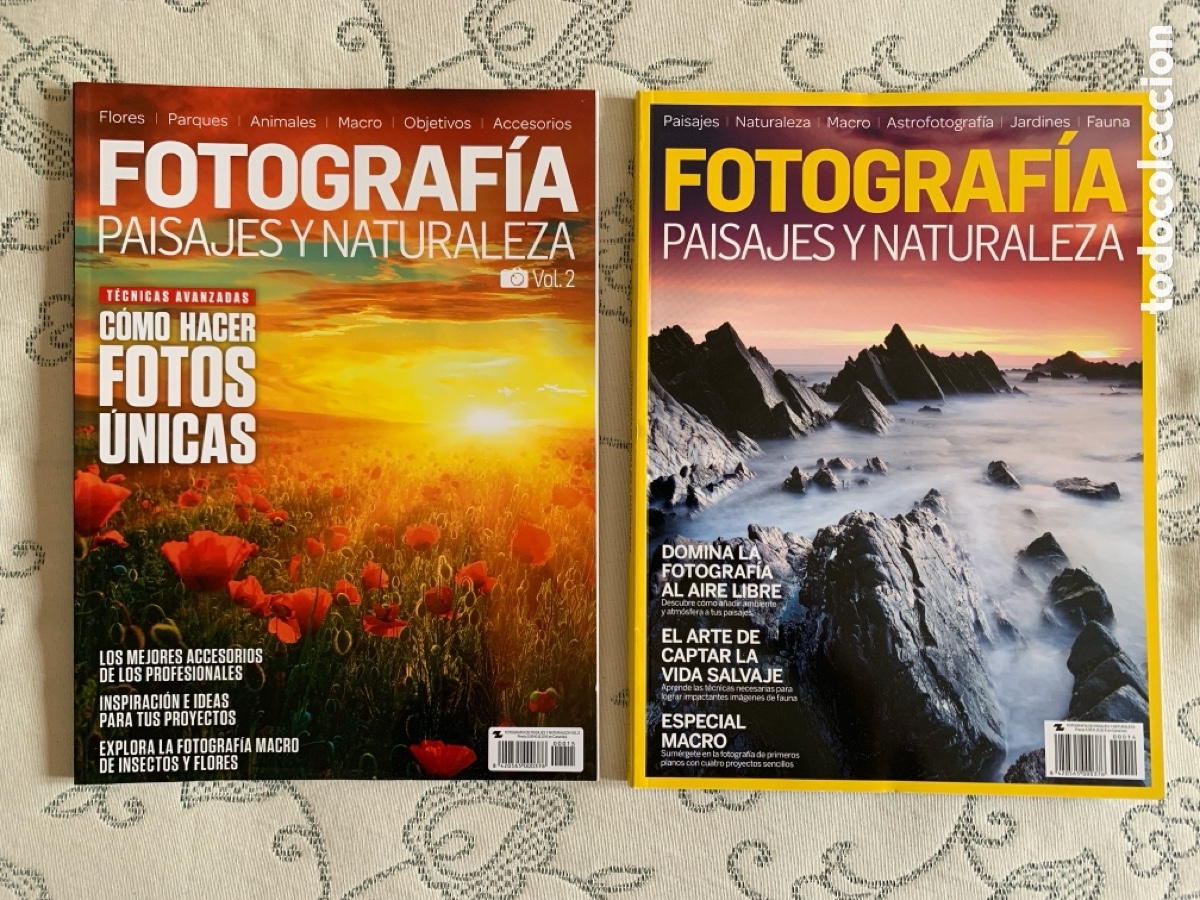 Coleccionismo de revistas y peri&oacute;dicos: Fotograf&iacute;a Paisajes y Naturaleza Vol. 1 y 2