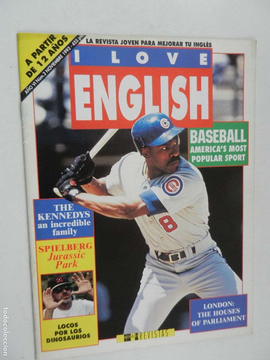 Coleccionismo de revistas y peri&oacute;dicos: I LOVE ENGLISH - LA REVISTA JOVEN PARA MEJORAR TU INGLES N&ordm; 2 - BASEBALL - 11/1993