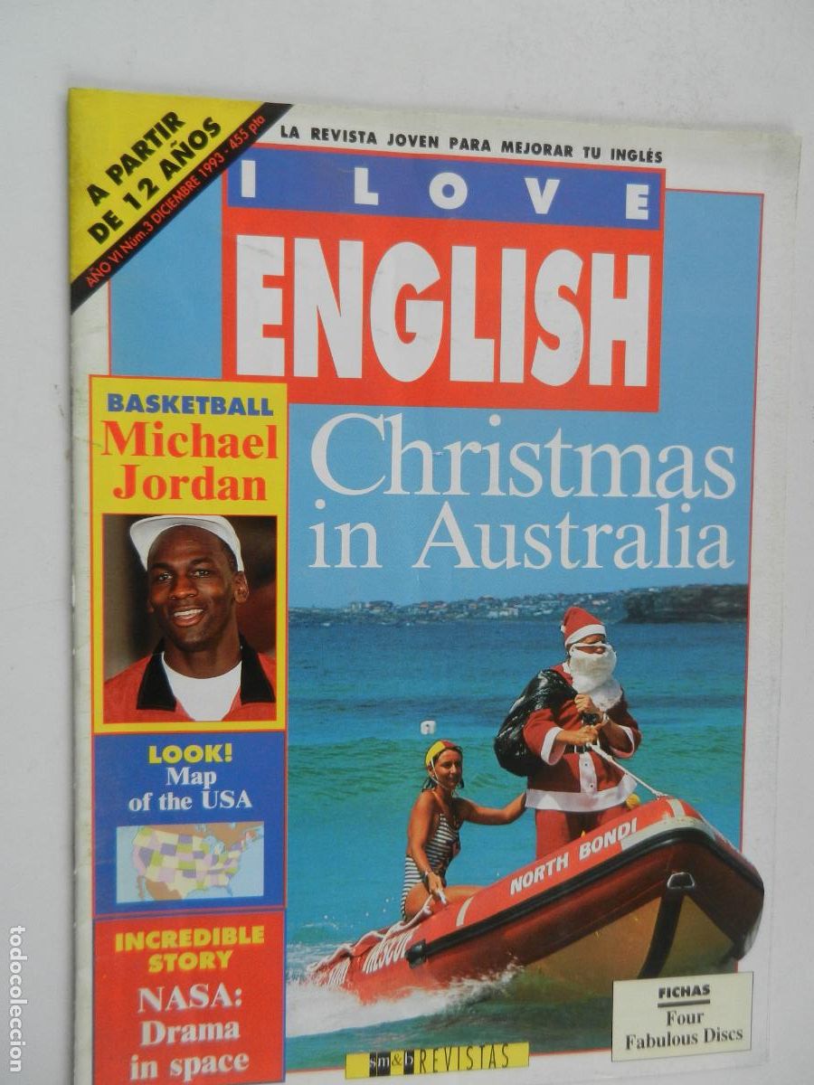 Sammeln von Zeitschriften und Zeitungen: I LOVE ENGLISH - LA REVISTA JOVEN PARA MEJORAR TU INGLES N&ordm; 3 - CHRISTMAS IN AUSTRALIA 12/93