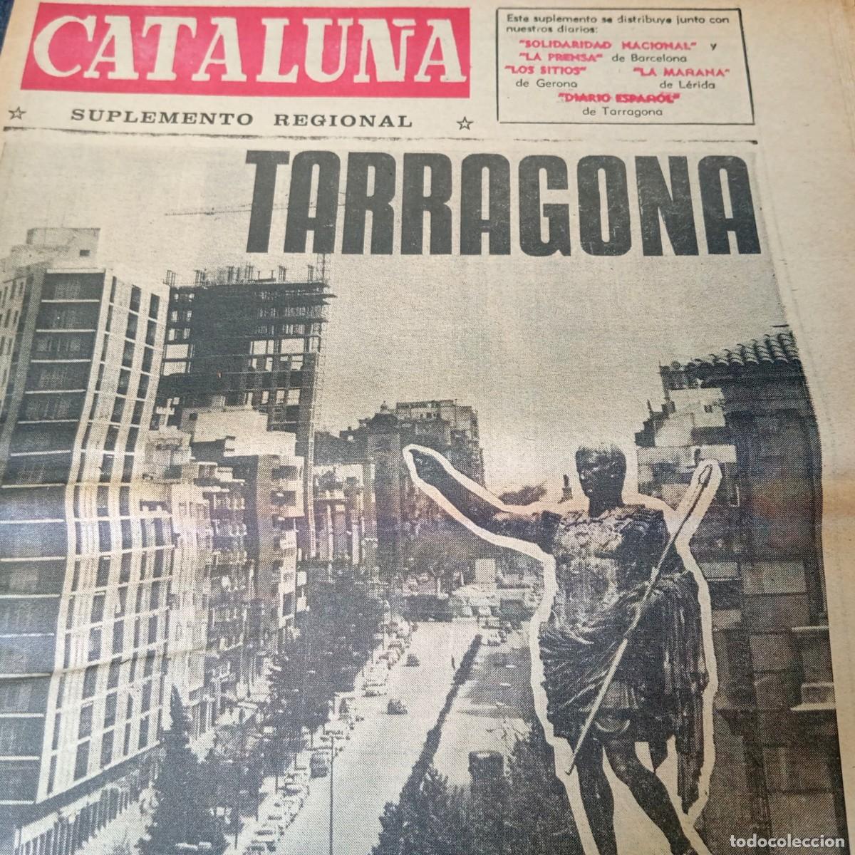 Collezionismo di Riviste e Giornali: ⚜️ &Ntilde;06. Suplemento Regional Catalu&ntilde;a Tarragona Mayo 1972 N&agrave;stic Refiner&iacute;a Amposta Retro