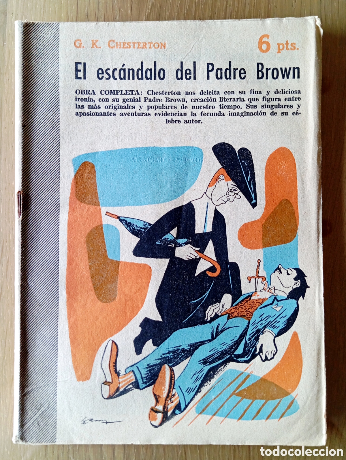 Collectionnisme de Revues et Journaux: G.K. CHESTERTON EL ESC&Aacute;NDALO DEL PADRE BROWN REVISTA NOVELAS Y CUENTOS 1360 A&Ntilde;O 1957
