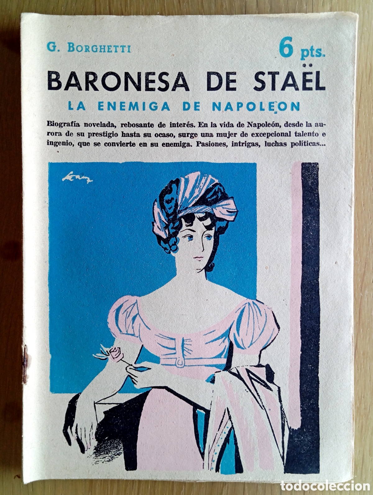 Colecionismo de Revistas e Jornais: GIUSEPPE BORGHETTI BARONESA DE STA&Euml;L LA ENEMIGA DE NAPOLE&Oacute;N NOVELAS Y CUENTOS 1476 A&Ntilde;O 1959
