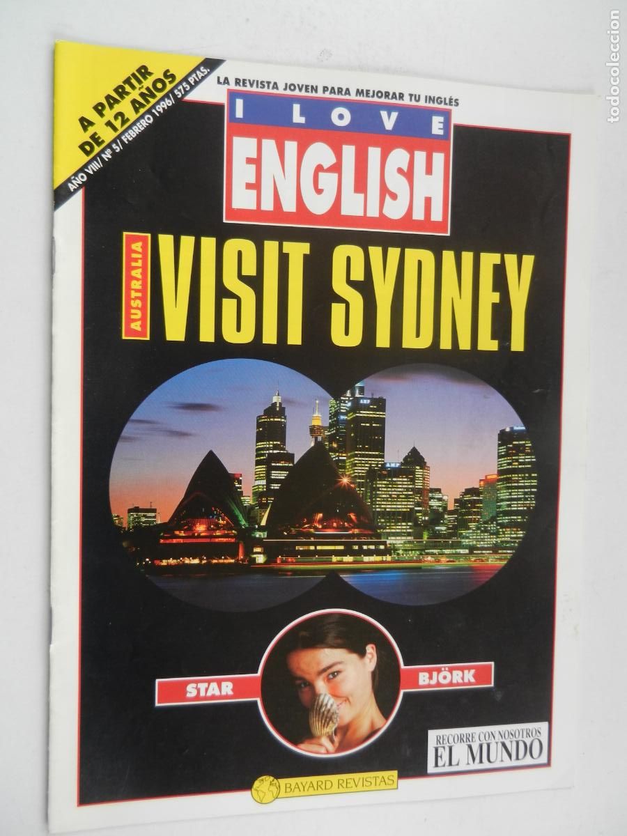 Coleccionismo de revistas y peri&oacute;dicos: I LOVE ENGLISH - LA REVISTA JOVEN PARA MEJORAR TU INGLES N&ordm; 5 - VISIT SIDNEY -02/96