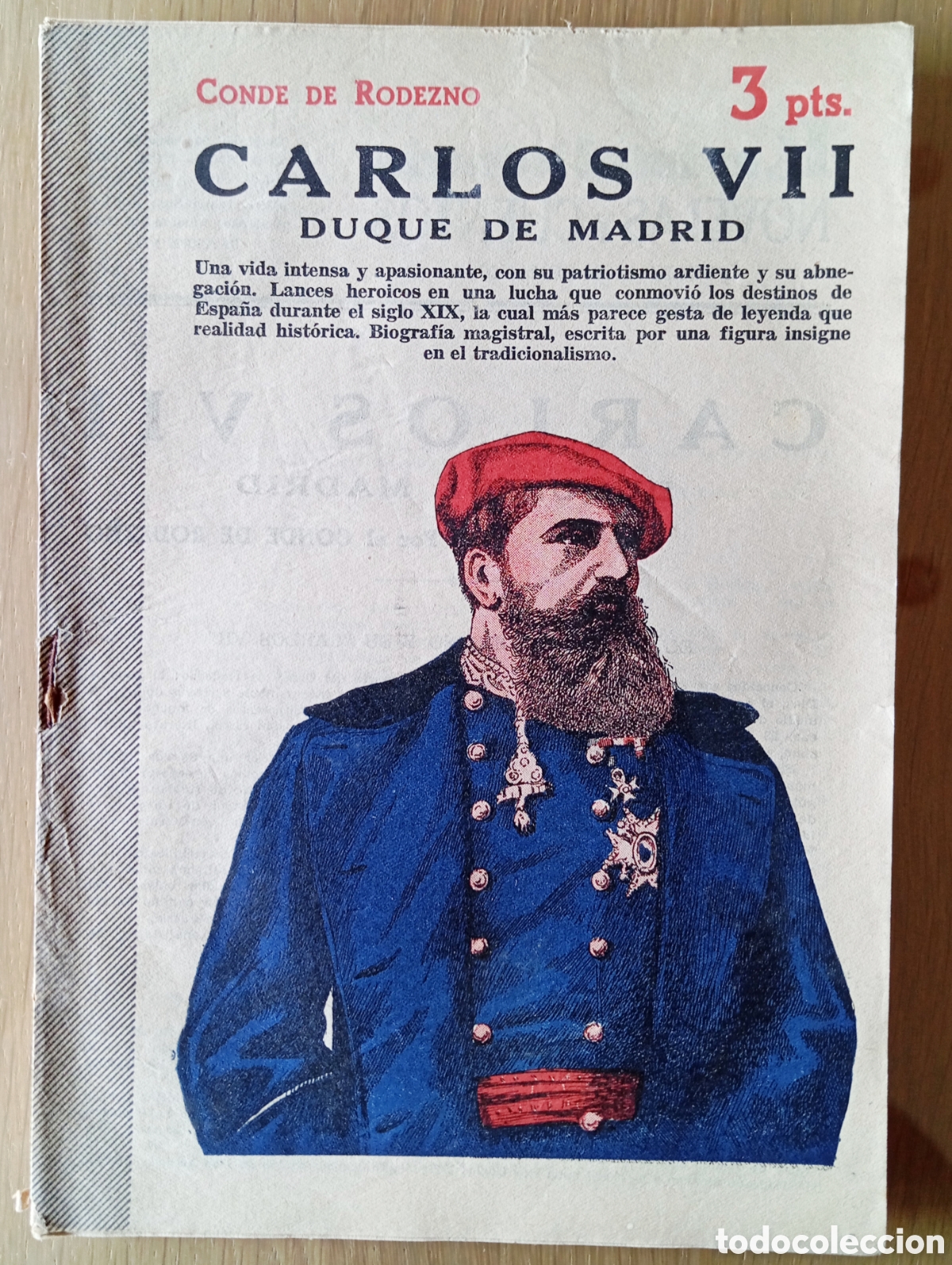 Sammeln von Zeitschriften und Zeitungen: CONDE DE RODEZNO CARLOS VII DUQUE DE MADRIS REVISTA NOVELAS Y CUENTOS 1098 A&Ntilde;O 1952